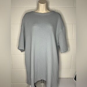 Uphillbattle Oversized Waffle Knit Tee Large